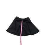 Athleta  Black Elastic Waist Pull On Pleated Mini Skirt Size 10 Photo 1