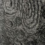 Per Se Skirt Black White Herringbone Floral Wool Blend Size 6 Photo 2