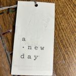 A New Day 1X Off White Sleeveless Maxi Dress with Ruched Sides & 17” Side Slit Photo 11