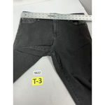 Abercrombie & Fitch womans Black Jeans 33/16s Skinny Ankle Faux Leather Waist Photo 3