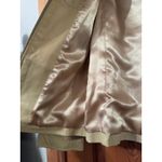 Pamela McCoy Collections Beaded Leather Jacket Tan Mandarin Collar Zip Front XS Photo 10