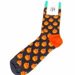 Happy Socks Pumpkin Socks, Gray, Orange Gray Photo 0