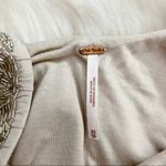 Free People  Tan / Cream Embellished Low Back Dress Photo 6