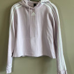 Adidas ✨ Women’s Lilac Cropped Hoodie Medium Photo 0