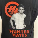 Source Unknown Women’s Hunter Hayes Graphic T-shirt Country‎ Music Black & Orange Size Medium Photo 1