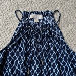 Michael Kors  thin, lightweight, high neck, dark blue tank thin straps women sz S Photo 2
