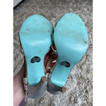 Betsey Johnson  Glitter Silver Heels Sz 5.5 VTG Glam Party Sparkle Wedding Date Photo 6