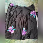 Vintage Pebble Sand Hawaii wrap halter tropical floral maxi dress, size medium Purple Photo 15