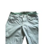 CABI Women's White Denim Bermuda Jean Shorts Size 6 Casual Summer Double Button Photo 2