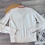 Theory 100% cashmere v neck sweater ivory Photo 7