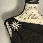 Kay Unger  Elegant Black One-Shoulder Dress Size 4 Photo 14