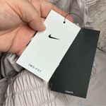 Nike ultra high waist brief lined shorts dri-fit women’s size large athletic tan Photo 7