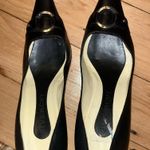 Givenchy  Black Heels with Gold Accent Photo 0