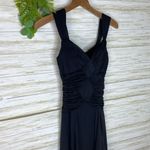 Sangria Vintage Y2K  Black Ruched Cocktail Prom Goth Witchy Dress Photo 1