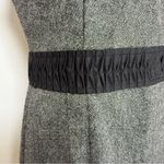 Banana Republic  Wool Blend Black & White Tweed V-Neck Sheath Dress Womens Size 8 Photo 6