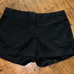 J Crew chino flat front black preppy minimalist size 2 shorts Green Photo 0