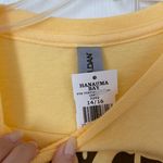 NWT Hanauma Bay Hawaii Turtley Groovy Sparkly Yellow Short Sleeve T Photo 3