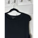 Ming Wang Plus Size 2X Crew Neck Knit Acrylic Tank Dress Black Minimalist Photo 4