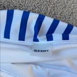 Old Navy  White/Blue Striped Bikini Bottom SIZE 4X Photo 1