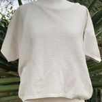 Via Strozzi Italian Polyamide Shirt Top Unmarked Sizing Estimate Sz L Large Photo 0