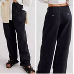 Free People NWOT Abby Chino High Rise Straight Leg Pleated Pant Back Photo 1