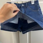 SheIn Dark wash Denim skort Photo 2