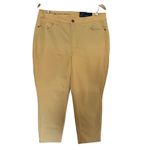 Talbots  Women's Ankle Jeans in Soft Yellow Photo 2