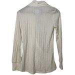 Maeve Anthropologie Cream Surplice V-Neck Knit Top XS Soft & Chic Photo 2