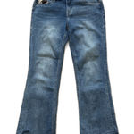 Rock & Roll Jeans Womens 30x30 Mid Rise Riding Western Rodeo Cowgirl Bootcut Blue Size 30 Photo 0