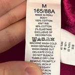 Kate Spade embroidered logo sweatshirt pink fuchsia size medium crewneck cotton Photo 6