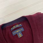 Club Room Estate Merino Wool Burgundy V Photo 3