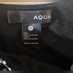 AQUA  Women’s Dress Size M Polka Dots Black and White Mini Ruffle Asymmetrical Photo 5