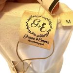 Grace & Emma White Top nwt Size M Photo 5