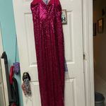 Honey and Rosie Maxi Hot pink dress with Slit! Photo 1
