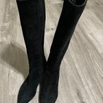 Black Suede Knee Photo 1