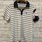 NWOT Women’s G/FORE water wicking collared short sleeve golf polo shirt Large White Photo 0