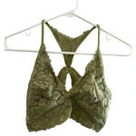 Aerie  Green Lace Bralette // Size Small Photo 0