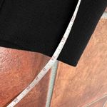 Tory Burch  Black Wool Mid Thigh Pencil Skirt Stretchy Waist Size 14 Photo 4