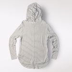 Daily Ritual Anthropologie Black and White Pullover Hoodie Size S Black Photo 2