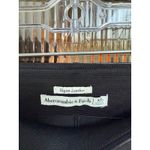 Abercrombie & Fitch Flare Black Vegan Leather Pants Curve Love Size XS Short Photo 2