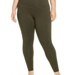 Zella  High Waist Leggings Olive Green Comfort Pull-On Activewear Pants Size L Photo 0