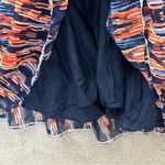 Old Navy  Chiffon Short Sleeve V Neck‎ Empire Waist Aztec Midi Dress Boho Women L Photo 4