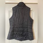 Maurice's Maurice’s Gray Leopard Print Full Zip Puffer Vest Size Medium Animal Print Photo 4