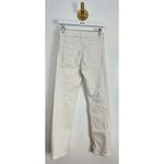 MOTHER The Tomcat High Waisted Jeans in Wash Cream Puffs Size US 26 White Photo 11