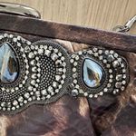 Banana Republic animal print jeweled clutch Photo 6