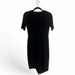 Banana Republic Dress Sz XS Elegant Black Wrap Flowy V-Neck Closet Staple Photo 1