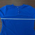 Scrubstar Supreme Stretch Electric Blue Scrub Top Size X-Small Photo 6