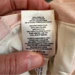 EXPRESS  Women's Paperbag Linen Tapered Leg Ankle Pants Pale Pink 10R 10 Regular Photo 7