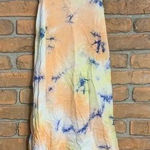 LUNIK  Wild Bloom Dress womens‎ Medium Tie Dye Sleeveless Summer Pastel Flowy Photo 0