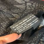 ZARA NWT  Black & Silver Snakeskin/Animal Print Long Sleeve Knitwear Top Size Med Photo 10